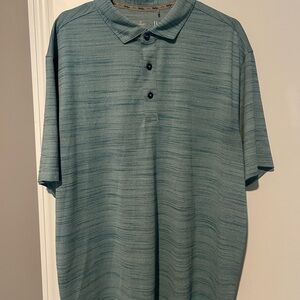 Walter Hagen Men's Teal/Blue Polo Shirt